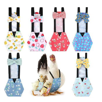 Пелена за домашни любимци, подходяща за гъски, патешки, кокошки, пилешки пелени, модна панделка, анти-лайна, анти-урината, водоустойчива материя