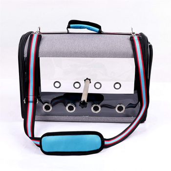 Linnupuuri kaasaskantav ühe õlaga kaasaskantav linnupuuri kott PVC läbipaistev linnupuuri papagoi kaasavõetav kott reisipuur