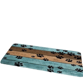 1 vnt., šuns letenos atspaudo kilimėlis, šuns kilimėlis, purvo letenos atspaudo įėjimo, priekinių durų kilimėlis, sugeriantis greitai džiūstantis šuns miegamasis kilimėlis