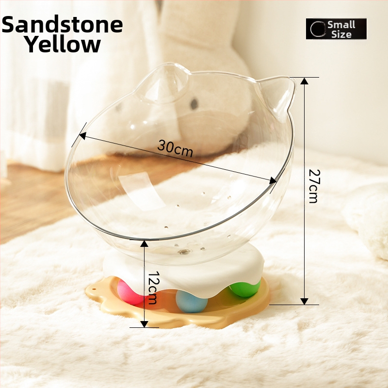 Cuib de pisică în formă de capsulă spațială pentru a ameliora plictiseala, jucărie pentru pisici cu placă rotativă încorporată și băț amuzant pentru pisici, cuib multifuncțional pentru pisici, pentru a se juca și a dormi