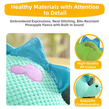 Παιχνίδια για σκύλους για όλες τις χώρες, βελούδινο, ανθεκτικό στα δαγκώματα και τους γομφίους, με γούνα από κορκίνι, χαριτωμένα είδη για κατοικίδια με δεινόσαυρους, διαδραστικό και για την ανακούφιση από την πλήξη