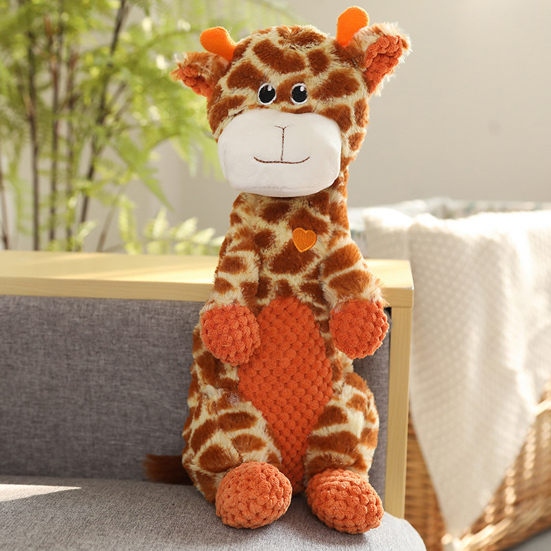 Играчки за кучета от цял свят, устойчиви на ухапвания и кътници плюшени играчки, издаващи звуци, козина от коркин, сладки динозавърски принадлежности за домашни любимци, интерактивни и против скука играчки