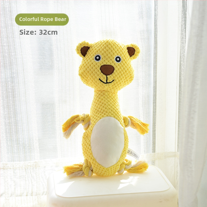 Играчки за кучета от цял свят, устойчиви на ухапвания и кътници плюшени играчки, издаващи звуци, козина от коркин, сладки динозавърски принадлежности за домашни любимци, интерактивни и против скука играчки