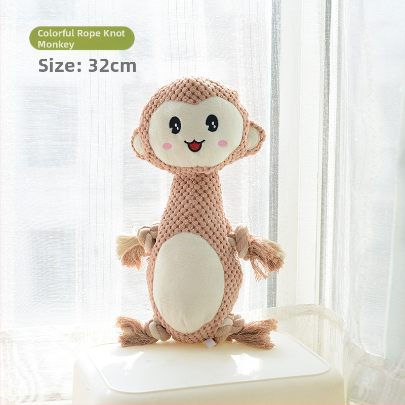 Играчки за кучета от цял свят, устойчиви на ухапвания и кътници плюшени играчки, издаващи звуци, козина от коркин, сладки динозавърски принадлежности за домашни любимци, интерактивни и против скука играчки