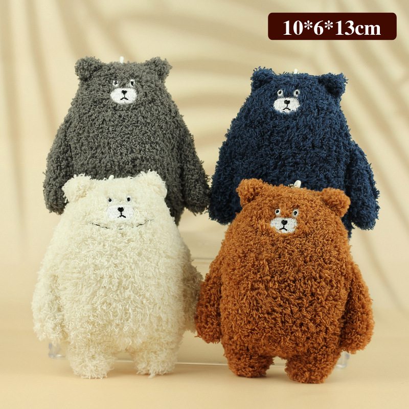 Интернет Червена мечка Висулка Сладка Плюшена Играчка Кукла Чанта Висулка Ключодържател Кукла Хващаща Машина Малка Кукла На Търговия На Едро