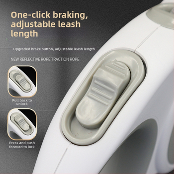 Νέο λουρί κατοικίδιων, αυτόματο ανασυρόμενο λουρί, ανακλαστικό λουρί σκύλου, λουρί σκύλου 5 μέτρων, είδη κατοικίδιων ζώων