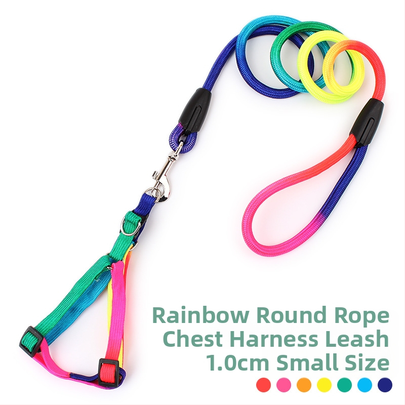 На склад на едро кожена каишка Taobao класическа трансгранична каишка за домашни любимци, цветна кръгла каишка за гърди и гръб за куче