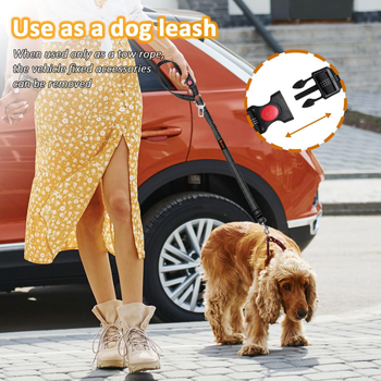 Διασυνοριακό δημοφιλές σχοινί κατοικίδιων ζώων πολυλειτουργική ζώνη ασφαλείας κατοικίδιων ζώων σχοινί έλξης αυτοκινήτου σχοινί βόλτας σκύλου λουρί σκύλου αλυσίδα σκύλου