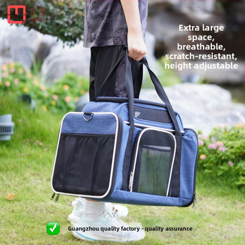 Uus kõrgendatud lemmikloomakast suure mahutavusega hingav väljaminev õlakott, suur kokkupandav pikendatav kaasaskantav kassikott, koerakott, üle piiri