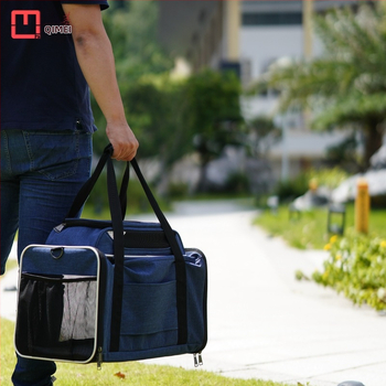 Uus kõrgendatud lemmikloomakast suure mahutavusega hingav väljaminev õlakott, suur kokkupandav pikendatav kaasaskantav kassikott, koerakott, üle piiri