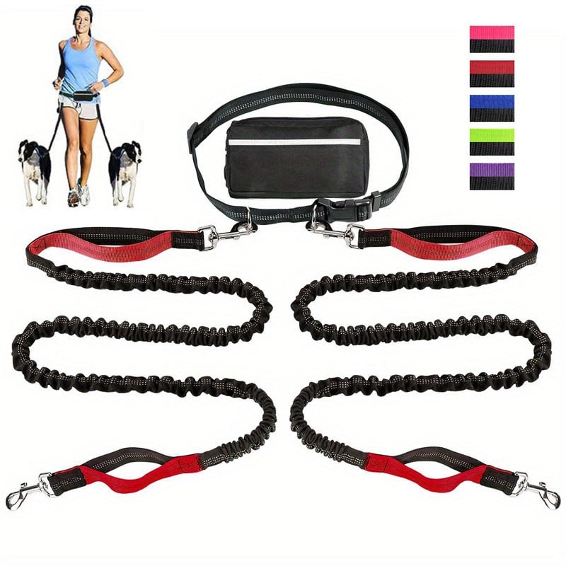 Amazon, vânzare fierbinte, frânghie de tracțiune pentru animale de companie, sport, reflectorizante, frânghie de mers pe jos pentru câini, nailon, o frânghie de tracțiune, două frânghii pentru animale de companie, en-gros