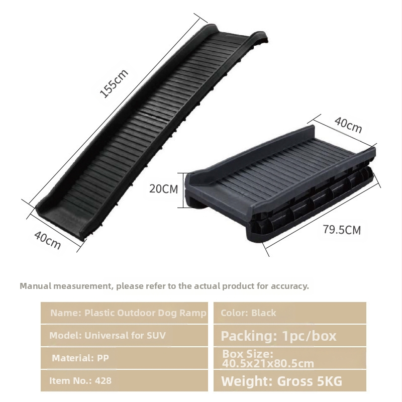 Amazon Стълба за катерене за кучета Голяма стълба за кучета Стъпка за котки Неплъзгаща се пластмасова сгъваема стълба за кола за домашни любимци