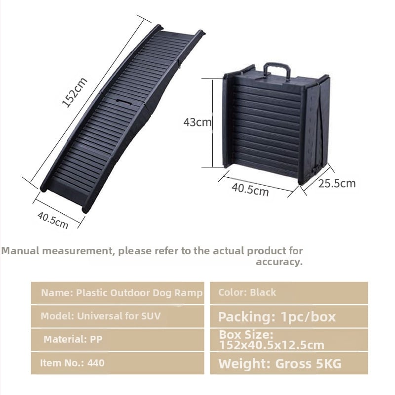 Amazon Стълба за катерене за кучета Голяма стълба за кучета Стъпка за котки Неплъзгаща се пластмасова сгъваема стълба за кола за домашни любимци
