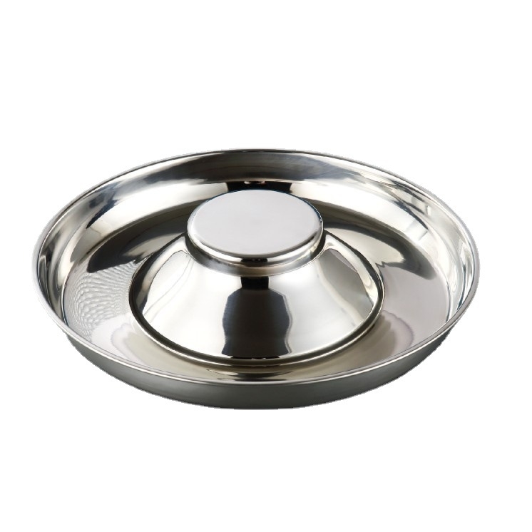 Zdjela za kućne ljubimce od nehrđajućeg čelika, zdjela za sporu hranu, velika zdjela za mačke, zdjela za pse, hranilica za plišane ljubimce za pse i mačke, veleprodaja opreme za kućne ljubimce