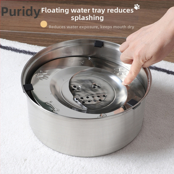 Σκεύη τροφής για κατοικίδια για γάτες και σκύλους από ανοξείδωτο ατσάλι, κρεμαστό μπολ για πόσιμο νερό, πλωτή λεκάνη για σκύλους, μπολ τροφής για κατοικίδια μεγάλης χωρητικότητας