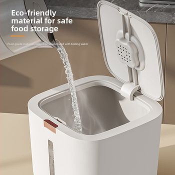 Ryžių kibiras, atsparus vabzdžiams, drėgmei atsparus veido kibiras, sandarus buitinių grūdų kibiras, ryžių bakas, maistinių ryžių laikymo dėžutė, miltų laikymo indas