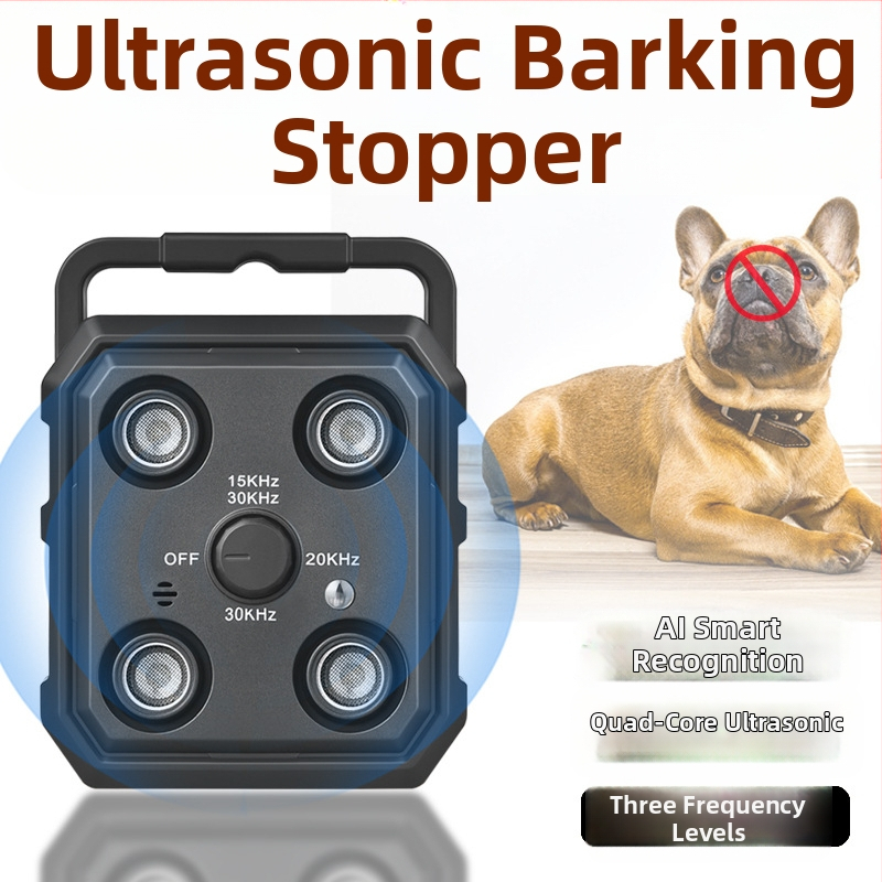 Трансграничен нов ултразвуков дресьор за кучета против лаене, автоматичен гласов контрол, анти-лаещ кучешки дресьор, консумативи за обучение на домашни любимци, Amazon