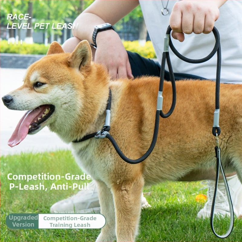 Vânzări directe din fabrică de lesă universală pentru câini cu lanț P, anti-explozie, anti-rupere, instrument de plimbare a câinilor, articole pentru animale de companie en-gros, portabilă
