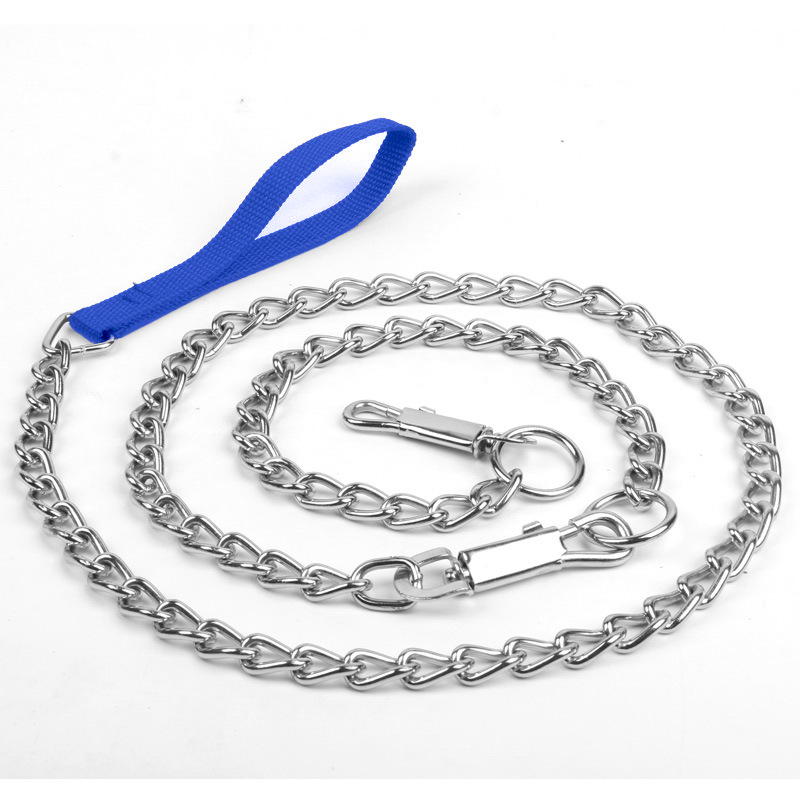 Въже за теглене на домашни любимци метална верига за кучета въже за кучета желязна катарама верига верига верига верига за кучета въже фабрика директни продажби