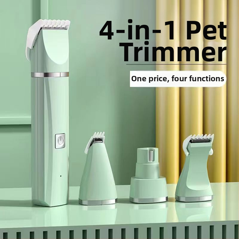 Комплект за бръснене „Четири в едно“, консумативи за бръснене на котки, бръснене на крака, бръснене на домашни любимци, машинка за подстригване на кучета на едро