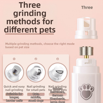 Vaikne lemmikloomade küüneviil, kassi elektriline maniküürilõikur, koera küünelõikur, teddy-küünelõikur, laetav lihvimisseade
