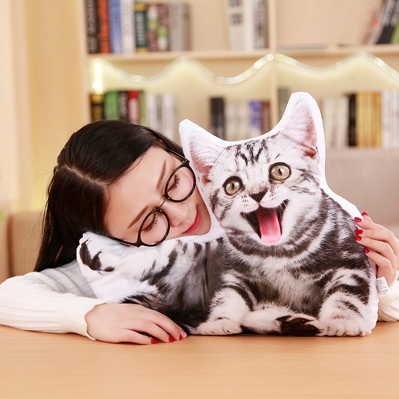 Сладка 3D креативна симулационна възглавница Плюшена играчка Теди Куче Кола Диван Нощна възглавница за гадже момичета