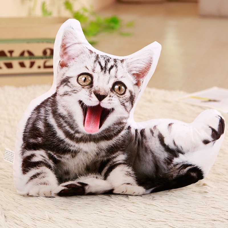 Сладка 3D креативна симулационна възглавница Плюшена играчка Теди Куче Кола Диван Нощна възглавница за гадже момичета