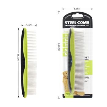 Lemmikloomatarvete lemmikloomade kamm kassi karvade hõljumiseks karvade eemaldamiseks kammirea kammi koerakarvade nuga sõlmekammi otsemüük