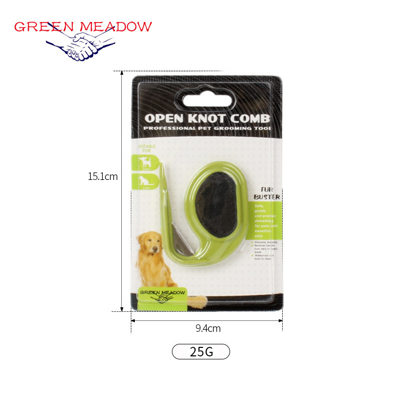 Lemmikloomatarvete lemmikloomade kamm kassi karvade hõljumiseks karvade eemaldamiseks kammirea kammi koerakarvade nuga sõlmekammi otsemüük