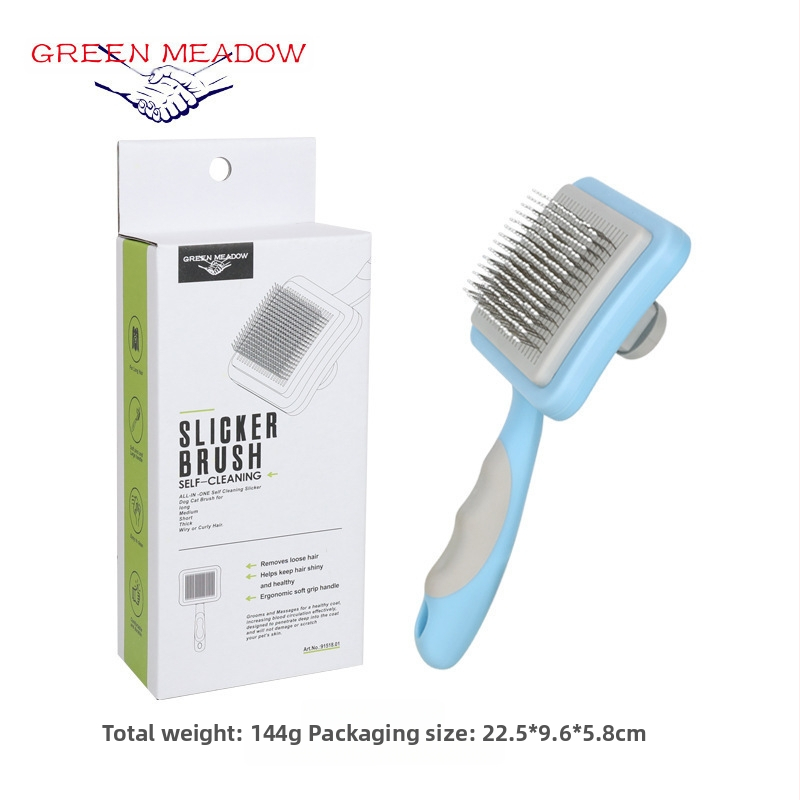 Lemmikloomatarvete lemmikloomade kamm kassi karvade hõljumiseks karvade eemaldamiseks kammirea kammi koerakarvade nuga sõlmekammi otsemüük