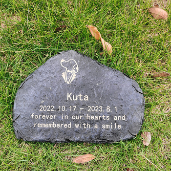 Tarpvalstybinis akmens katės šuns gyvūnų papuošalai kūrybinė dervos augintinio antkapio memorialinis akmuo sodo gyvūnų statula ornamentas