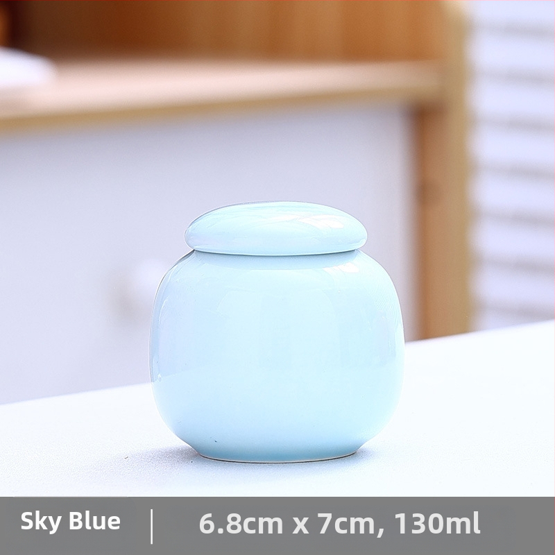 Heyi pot, lihtne värske väike teekann, lõhnav pulber, lõhnapillid, safran, keraamiline suletud pott, marjarohelise tee säilituspott