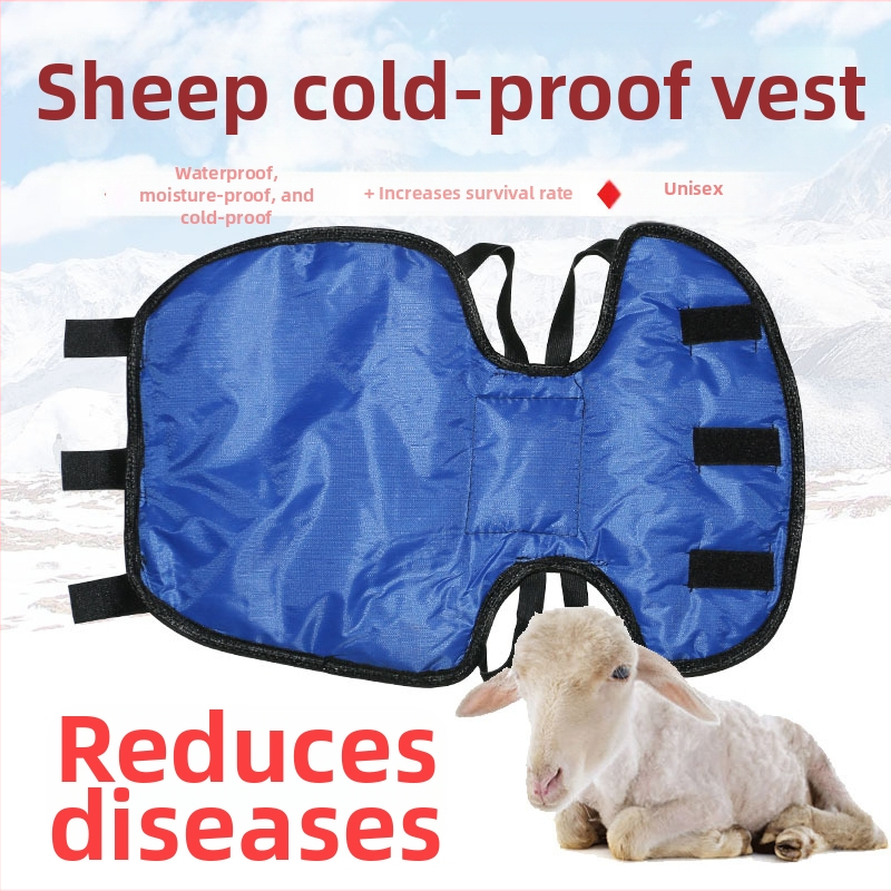 Vestă de izolație pentru miel, vestă de miel îngroșată, rezistentă la frig, vestă de miel, vestă de miel, izolație caldă și impermeabilă pentru oaie