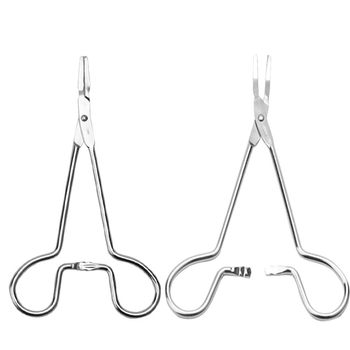 Roostevabast terasest kõrvakarvade kitkumise tangid koera kõrvade kitkumiseks teddy kassi peatamistangid lemmikloomade kõrvade puhastusvahendid