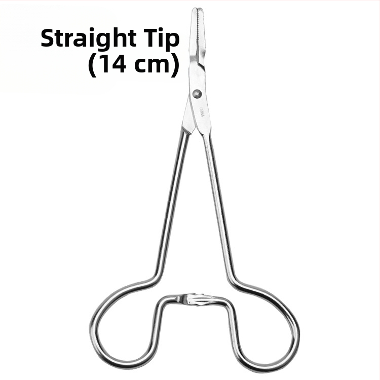 Roostevabast terasest kõrvakarvade kitkumise tangid koera kõrvade kitkumiseks teddy kassi peatamistangid lemmikloomade kõrvade puhastusvahendid