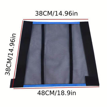 Gamintojo paruoštos nailono, plyšimui atsparios, plono tinklelio arklio tamprės ir arklio kojų uždangalai nuo uodų, skirti naudoti lauke