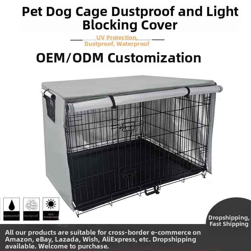 Atvērta tipa dzīvnieku būra nojume mājsaimniecības suņu būra putekļu pārsega ražotāji vairumtirdzniecības āra mājdzīvnieku stiepļu būra aizsargapvalks