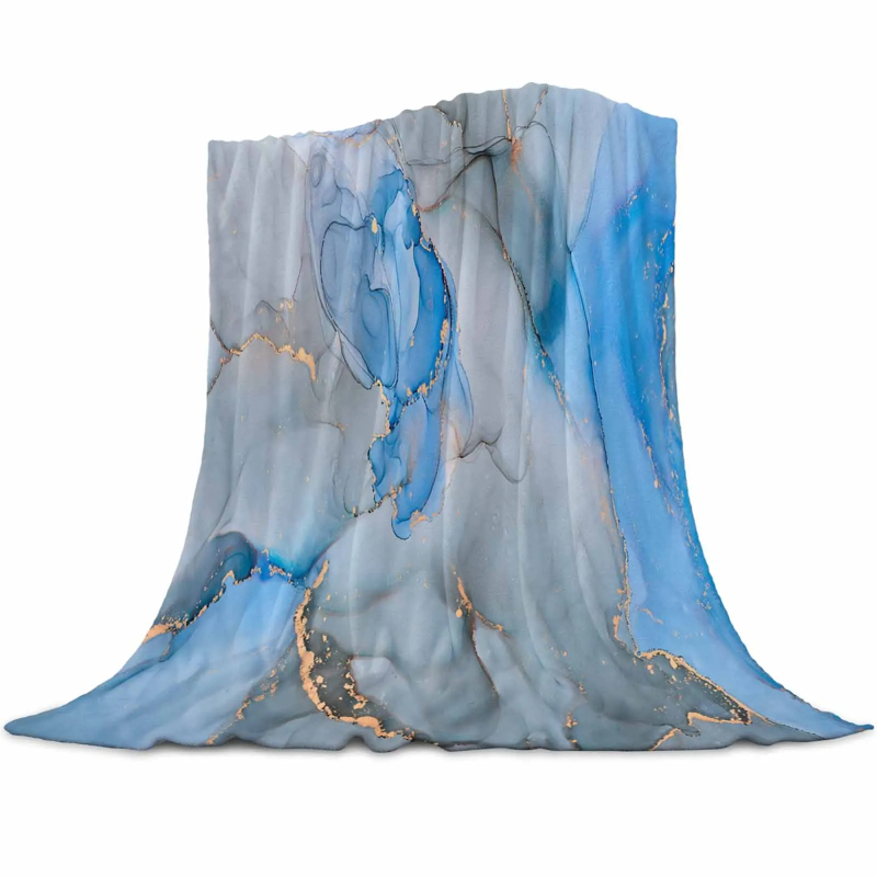 Marmurinis užtiesalas, abstraktus marmuro tekstūros flanelinis užtiesalas sofai, suoliukui, lovai dekoruoti