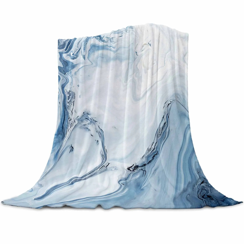 Marmurinis užtiesalas, abstraktus marmuro tekstūros flanelinis užtiesalas sofai, suoliukui, lovai dekoruoti