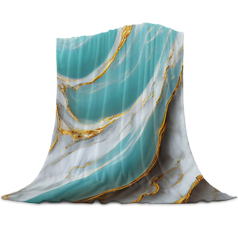 Marmurinis užtiesalas, abstraktus marmuro tekstūros flanelinis užtiesalas sofai, suoliukui, lovai dekoruoti