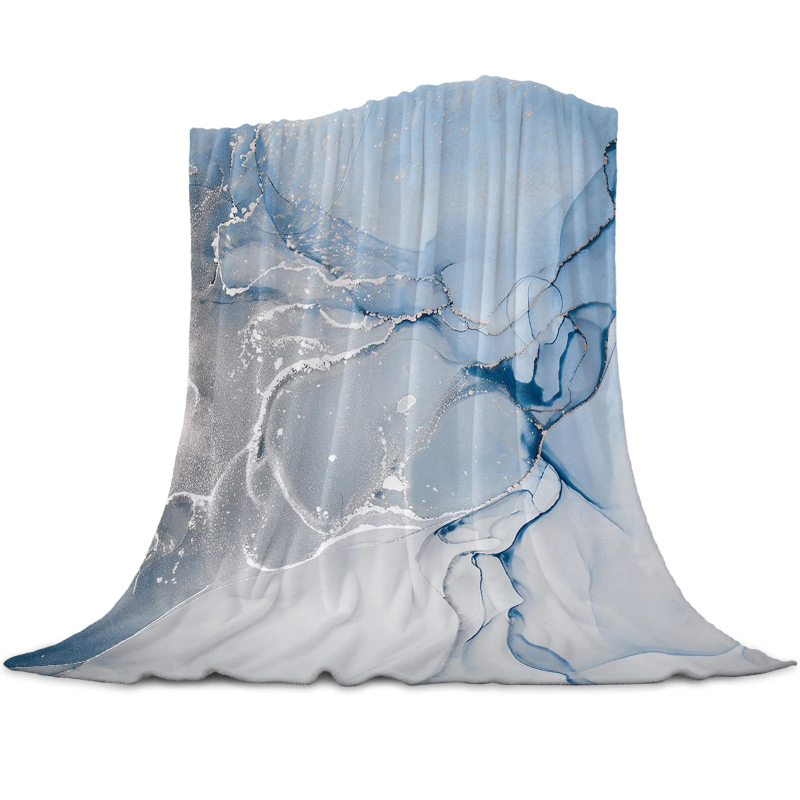 Marmurinis užtiesalas, abstraktus marmuro tekstūros flanelinis užtiesalas sofai, suoliukui, lovai dekoruoti
