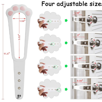Μοντέλα έκρηξης Amazon Βάση πόρτας γάτας Latc Βάση πόρτας γάτας Κλειδαριά μανδάλου