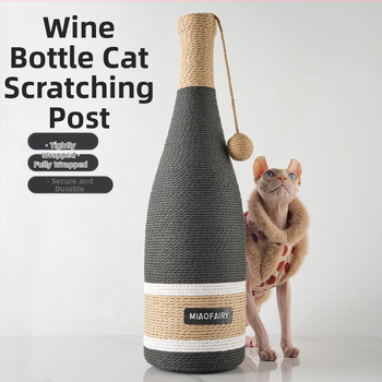 Дъска за драскане за котки от сизал, устойчива на износване, трохи, вградено гнездо за котки, екстра голям, устойчив на надраскване, негниещ леген за котки, дъска за котешки нокти