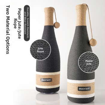 Дъска за драскане за котки от сизал, устойчива на износване, трохи, вградено гнездо за котки, екстра голям, устойчив на надраскване, негниещ леген за котки, дъска за котешки нокти