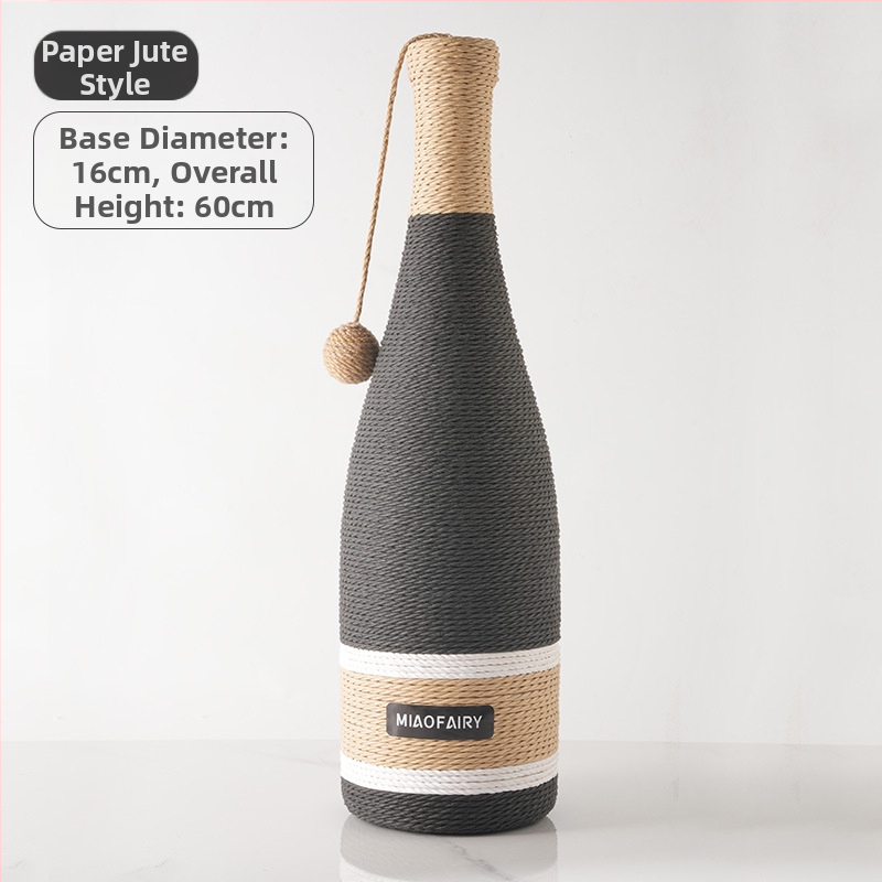 Дъска за драскане за котки от сизал, устойчива на износване, трохи, вградено гнездо за котки, екстра голям, устойчив на надраскване, негниещ леген за котки, дъска за котешки нокти