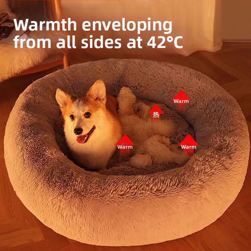 Mačacie hniezdo Kennel, Four Seasons, univerzálna zimná teplá plyšová podložka na spanie pre mačky, plyšový medvedík, veľký, stredný, malý, pre psov, potreby pre domáce zvieratá