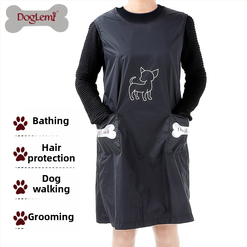 Външнотърговски горещо продавани дрехи за домашни любимци, козметични професионални работни дрехи, водоустойчиви, незалепващи, кожени, дишащи, престилки за пране
