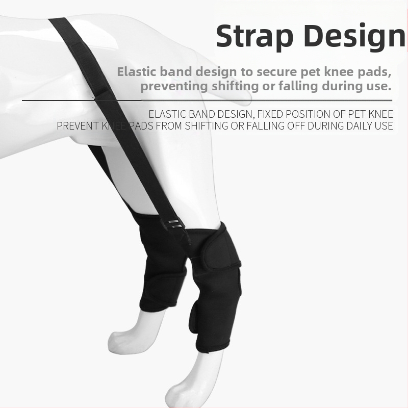 Калъф за колянна става на Amazon New, за фиксиране на фрактура за домашни любимци, помощно средство за пътуване с предпазител за крака, против облизване