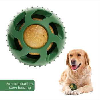 Νέα μπάλα σίτισης κατοικίδιων από σιλικόνη, μπάλα διαρροής, παιχνίδι γομφίων για σκύλους, σιλικονούχο ραβδί για γομφίους για κατοικίδια, είδη κατοικίδιων ζώων