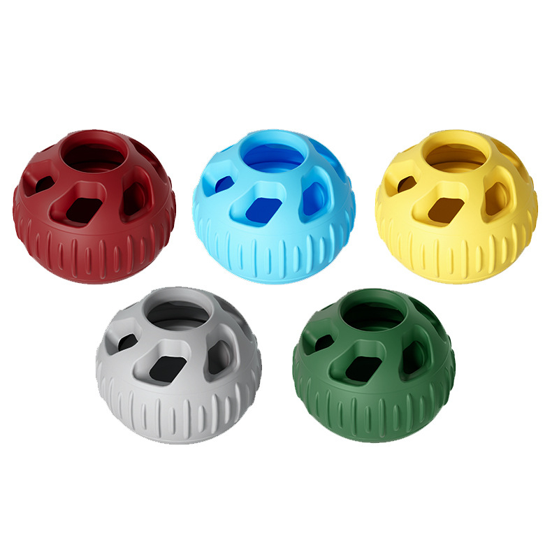 Нова силиконова топка за хранене на домашни любимци, топка за изтичане, играчка за кътници за кучета, силиконова пръчка за кътници за домашни любимци, домашни любимци